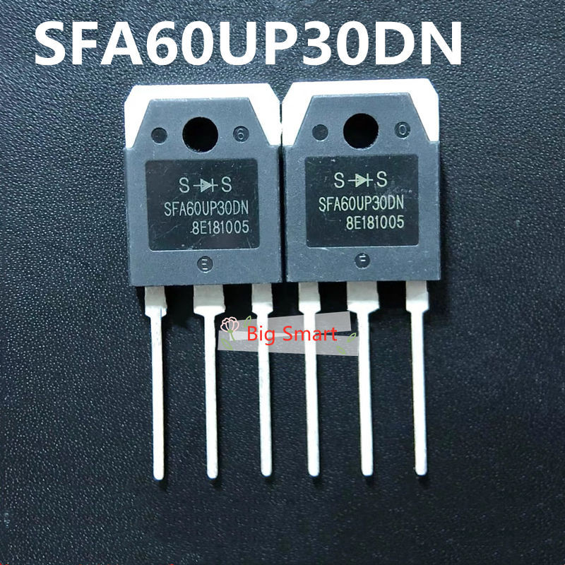 2 ชิ้น SFA60UP30DN TO-3P 60A 300V อินเวอร์เตอร์ใช้ทั่วไปไดโอดการกู้คืนอย่างรวดเร็ว