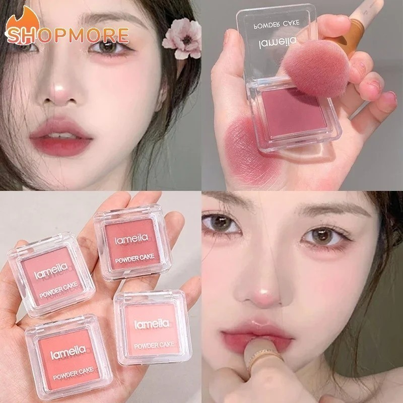 Matte Sexy Blush Cheek Tint Blush ติดทนนาน Mini Eye Shadow Rose กันน้ํา Rouge Eye เครื่องสําอาง