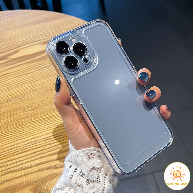 เคสโทรศัพท์มือถือแบบโปร่งใสรวมทุกอย่าง ไอโฟน11 For iPhone11 12 13 14 15Pro MAX X XS 6 7 8Plus SE2020เคสโทรศัพท์