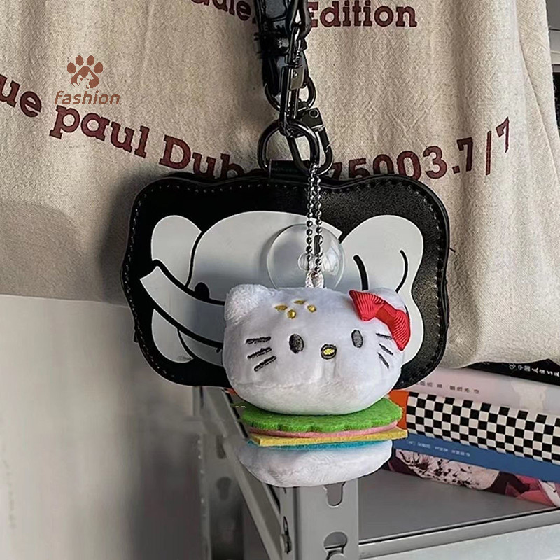 [แฟชั่น] พวงกุญแจตุ๊กตา น่ารัก กระเป๋าเป้สะพายหลังเครื่องประดับน่ารักตุ๊กตาเด็กสาวตุ๊กตาแมวแหวนกุญแจ {ไทย}