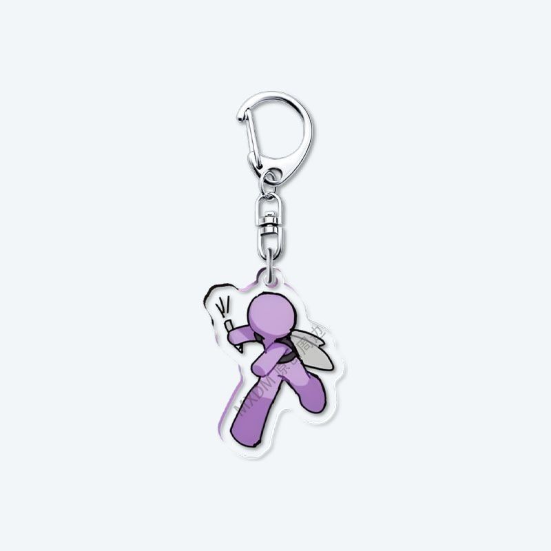 Alan Becker พวงกุญแจ Man Charms สําหรับกางเกงผู้หญิง Key Chain ผู้ชายจี้ Key แหวนสาว Key ผู้ถือเครื่องประดับ Llaveros ราคา ถูกที่สุด ดีลบีเคเค แกลเลอรีภาพที่ 8