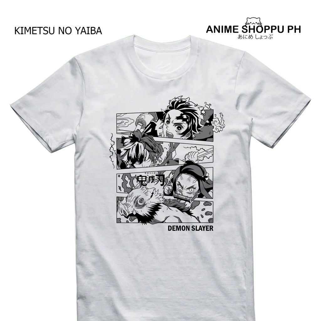 KIMETSU NO YAIBA | DEMON SLAYER ANIME T-SHIRT -Ani ธรรมดา ชุดปกติ สวยๆ ชีฟอง หนาๆ