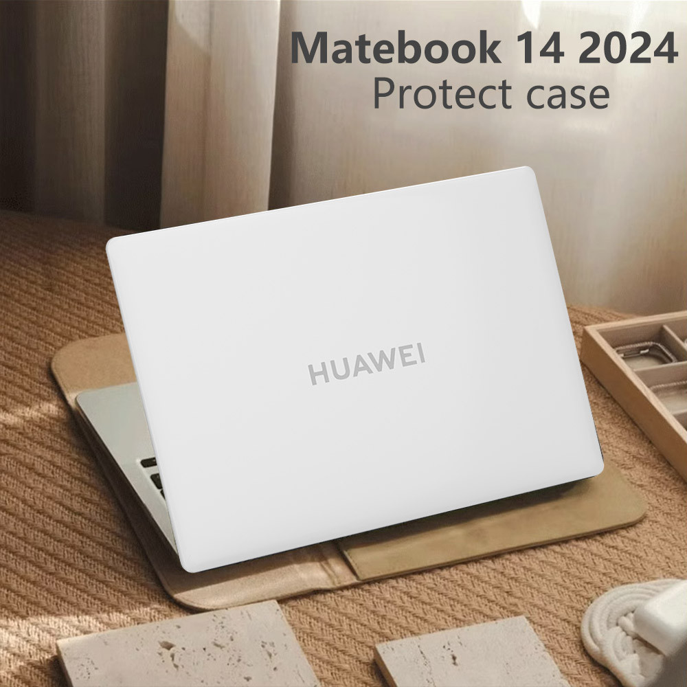 Matte คริสตัลพลาสติก hard case สําหรับ 2024 2023 huawei Matebook 14 D14 D15 D16 กรณีแล็ปท็อปอุปกรณ์เ