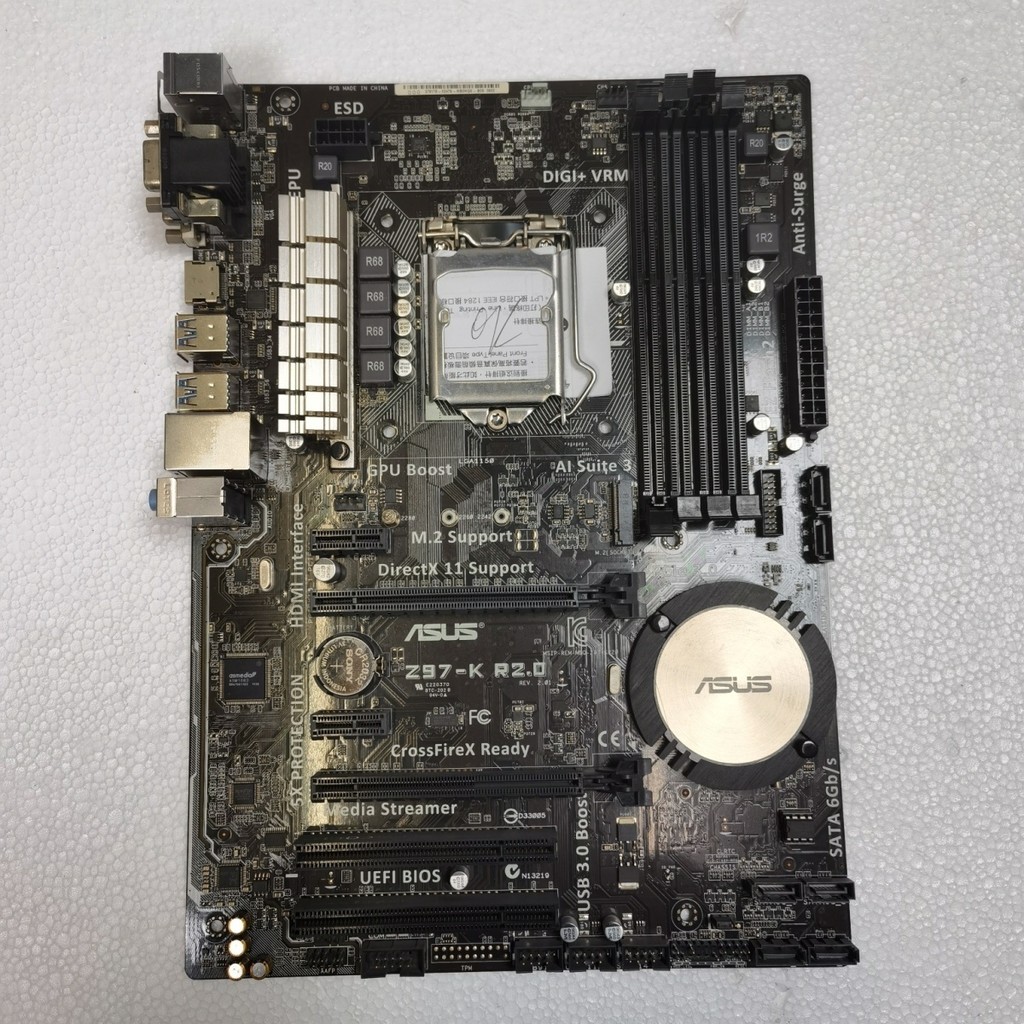 บอร์ดขนาดใหญ่ ASUS Z97พร้อม i74790k/1231/4690โอเวอร์คล็อกเมนบอร์ด CPU ชุดเกมสำนักงาน