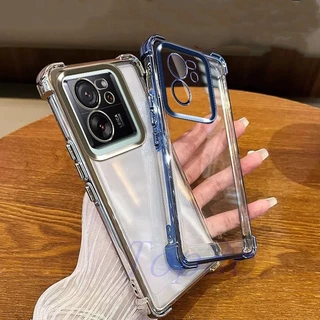 เคส Xiaomi 13T Pro / Xiaomi13 Pro เคสโทรศัพท์โปร่งใสป้องกันการตกสี่มุม SJDK