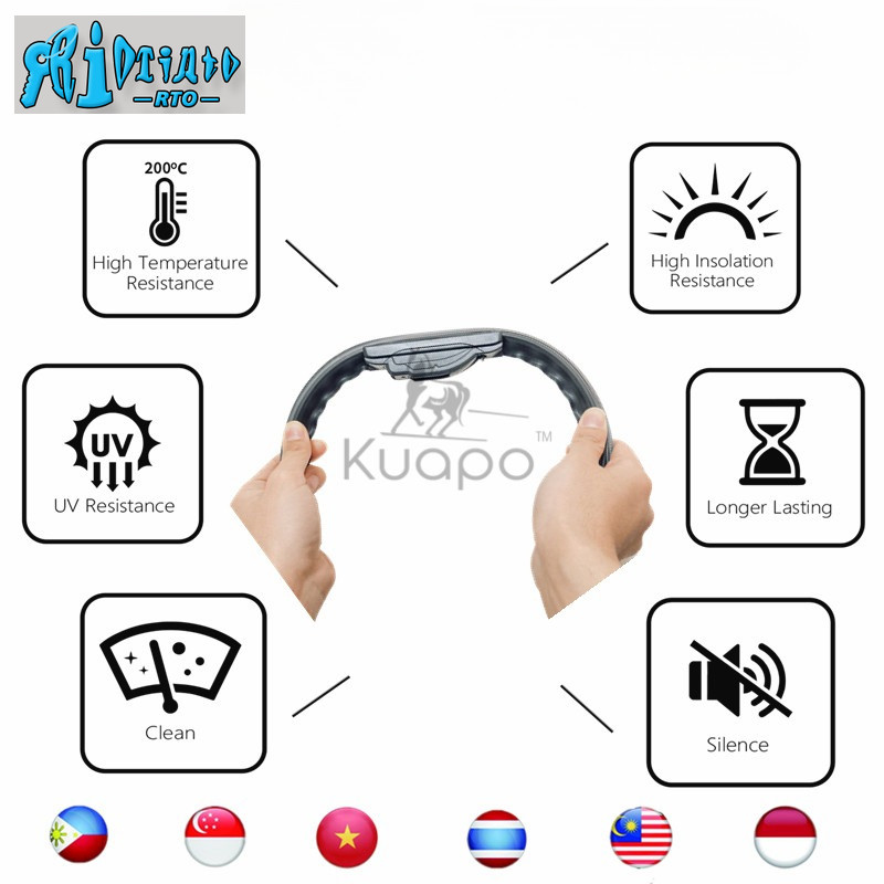 (หน้า+หลัง 3 ชิ้น) ชุดใบปัดน้ําฝน Ford ESCAPE สําหรับ (เลือกรุ่นของคุณ) Eskape SUV Car Window Wipers Bundle (ประเภทกล้วย+ หลัง) โดย เมีย ราคา ถูกที่สุด ดีลบีเคเค แกลเลอรีภาพที่ 3