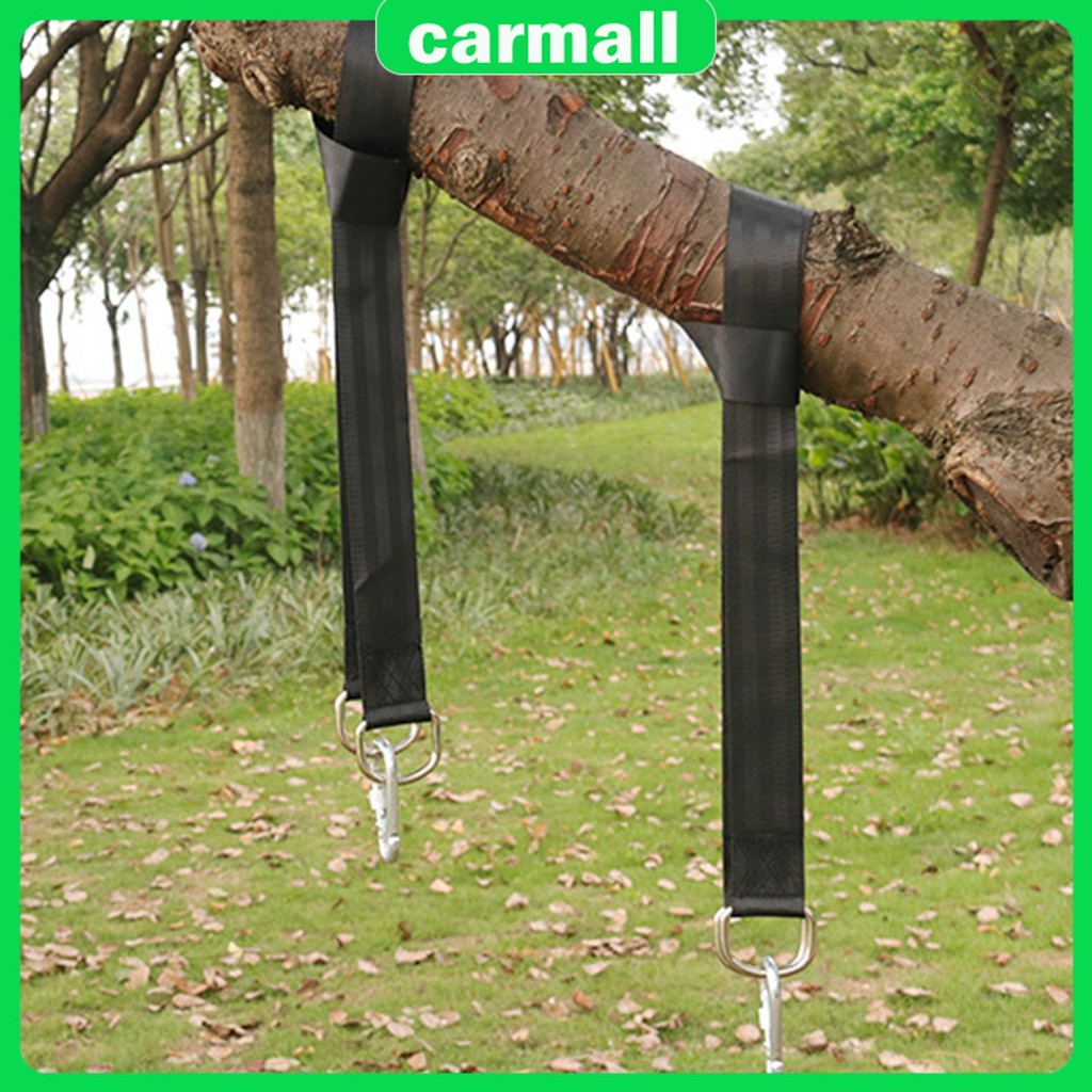 Tree Swing แขวนชุดสายรัด 9.84 FT แบบพกพา Tree Hammock แขวนชุดปลอดภัยไนลอน Tree Strap SHOPSBC9552