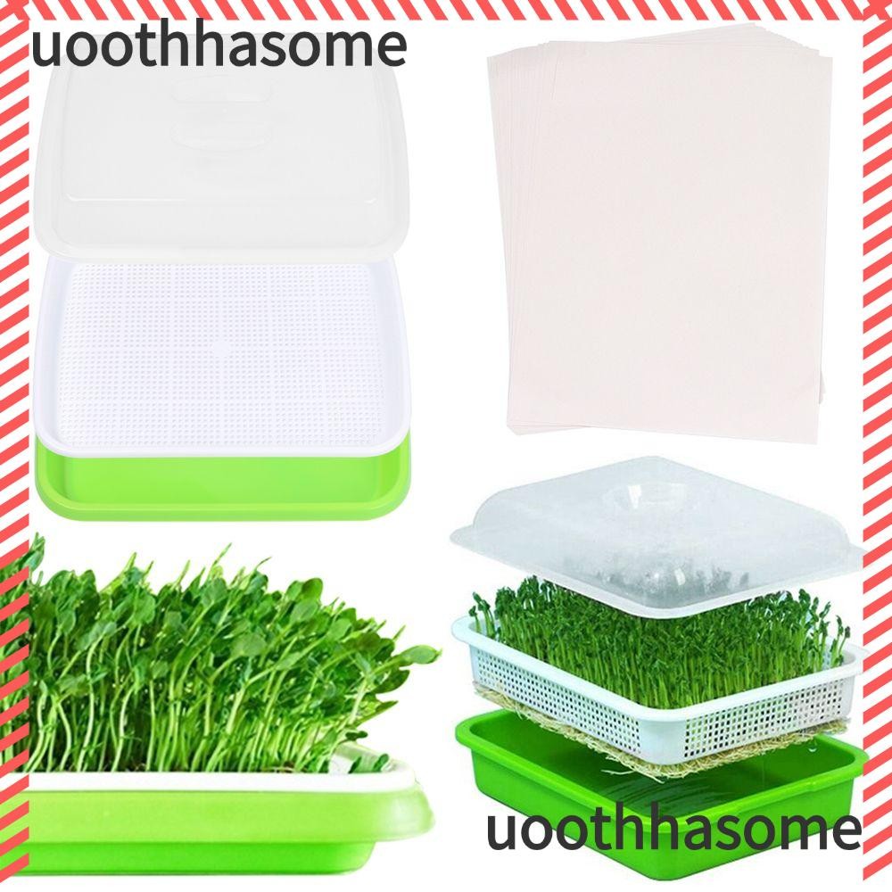 Uoothasome Grow Nursery Pots Gardening Supplies Hydroponic Tray Nursery Paper Plant Box