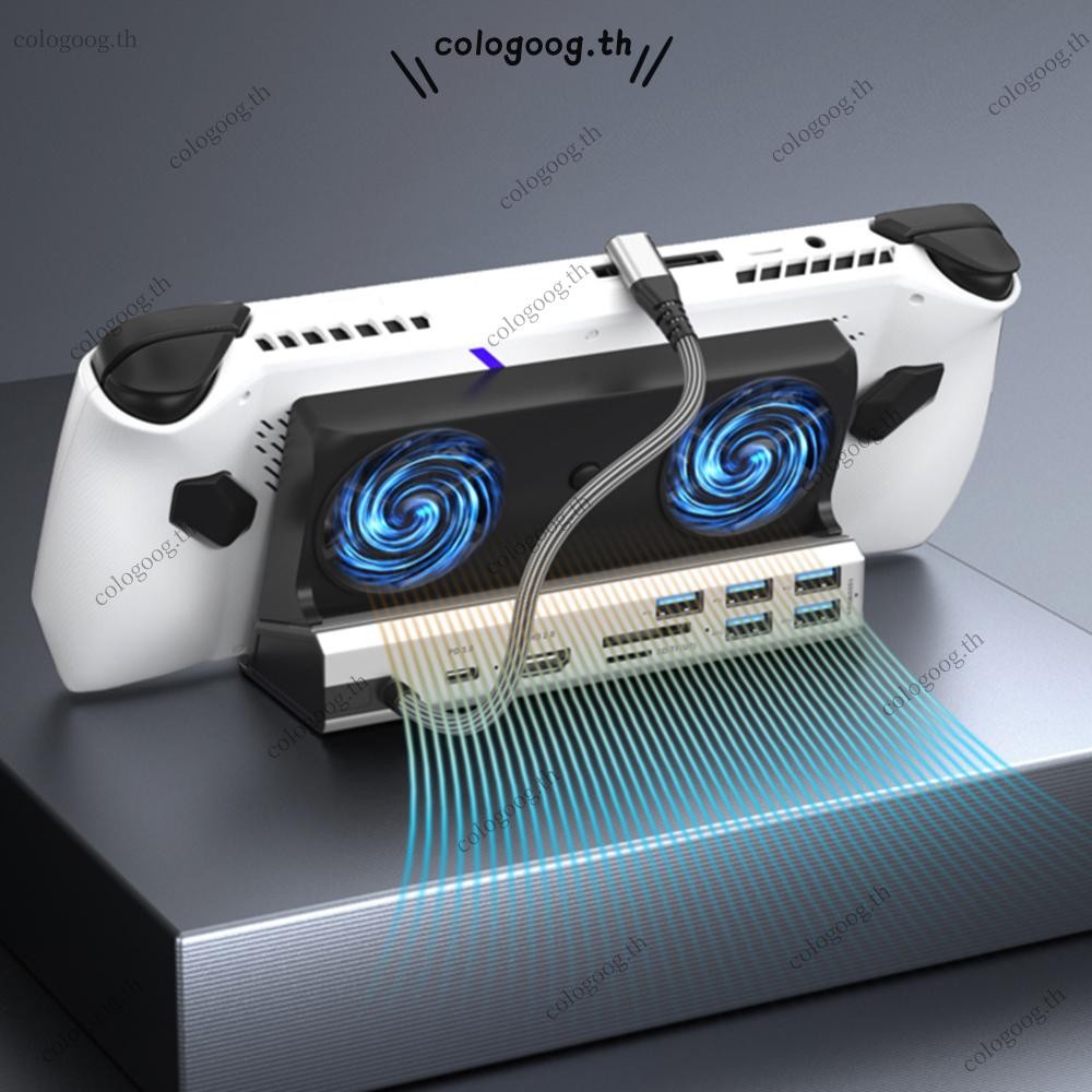 [colog.th] Dock Console Hub 4K 60Hz Dock Stand Type C USB 3.0 2.0 PD 100W สําหรับ ROG Ally Game