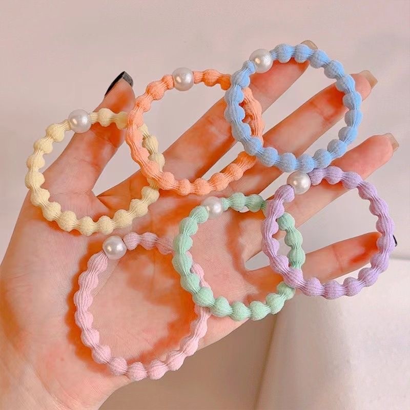 ใหม่ผมหางม้าสูงผูก Peas ผม Tie Tie Influencer ยืดหยุ่นสูง ผม ที่เรียบง่าย Tie