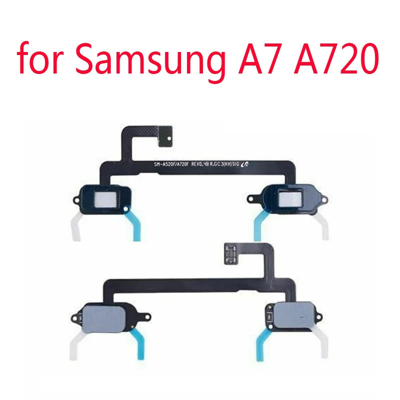 เมนูกลับเซ็นเซอร์ Touch Light สําหรับ Samsung A7 2017 A720 A720F A720S โทรศัพท์ปุ่ม Key Ribbon Flex 