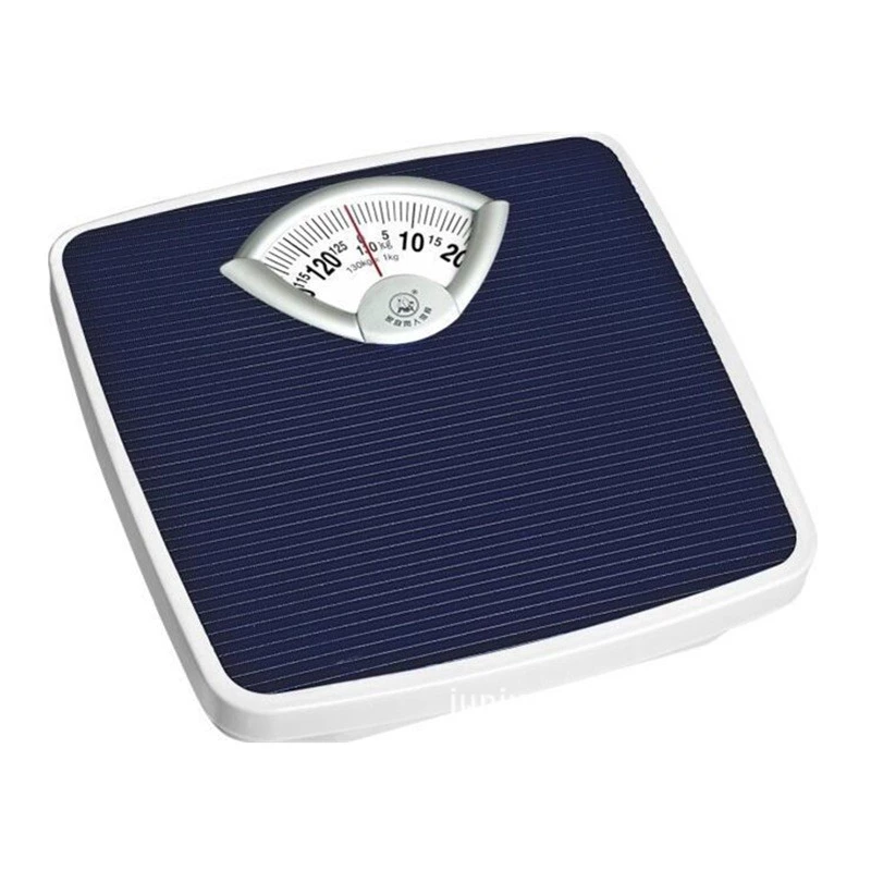 ครื่องชั่งน้ำหนักแบบสปริง PU แผ่นกันลื่นเครื่องชั่งน้ําหนัก 130KG เครื่องชั่งน้ําหนักเพื่อสุขภาพ