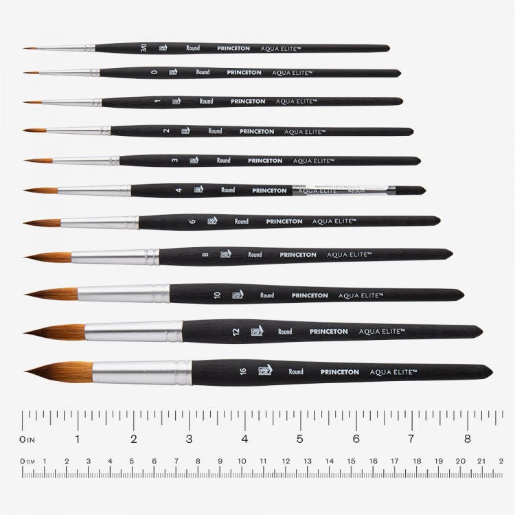 Princeton 4850 Aqua Elite Synthetic Kolinsky Sable Brush รูปที่ 3