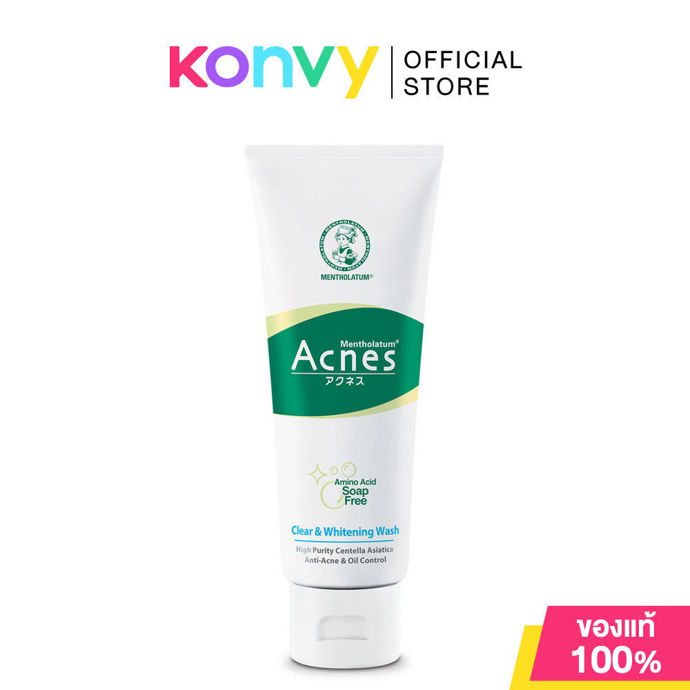 Mentholatum Acnes Clear & Whitening Wash 100g.