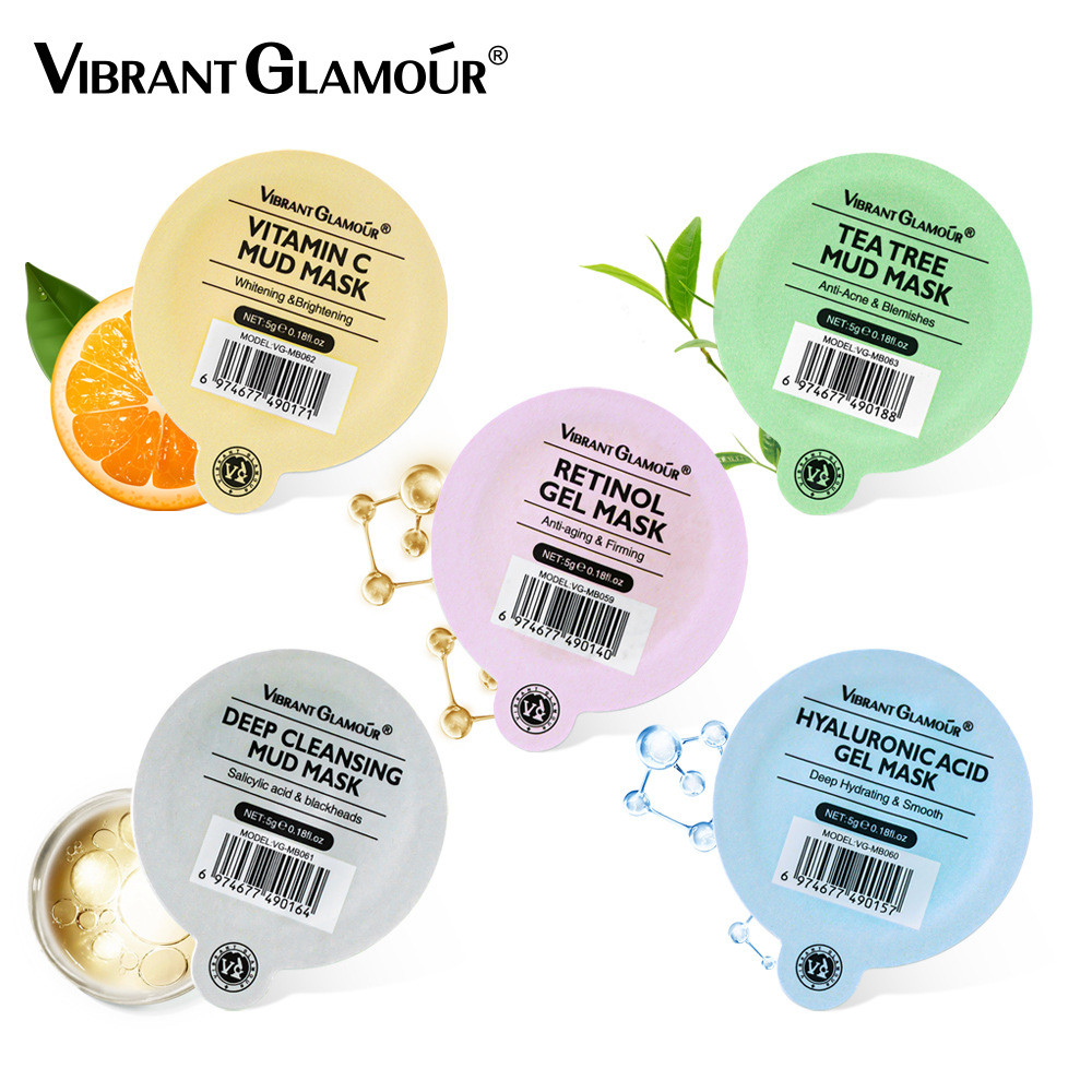 VIBRANT GLAMOUR Jelly Mud Mask Multi-Effect Skin Care Apply Mask 006 LA2D