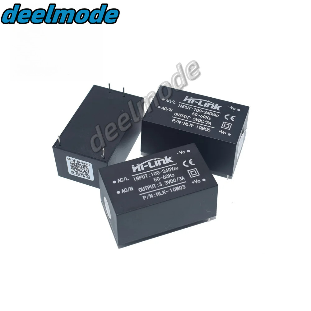 1PCS AC-DC 90-245V HLK-10M03/10m05/10M09 220V ถึง 5V 2A 10W อัจฉริยะในครัวเรือนขนาดกะทัดรัด switchin