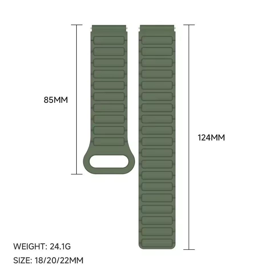 ห่วงแม่เหล็กสําหรับ KOSPET TANK M3/M3 Ultra Ultimate สายรัดซิลิโคนอ่อนนุ่มสําหรับ KOSPET TANK T3/T3 Ultra Watchband สายรัดข้อมือ Accessorie - รูปที่ 4