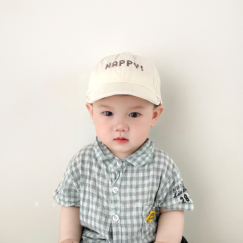 หมวกเด็ก หมวกกันแดด แห้งเร็ว บางพอดี ร่มเงาจากแสงแดด ผ้าฝ้ายนุ่ม สะดวกสบายและระบายอากาศได้ดี - รูปที่ 3