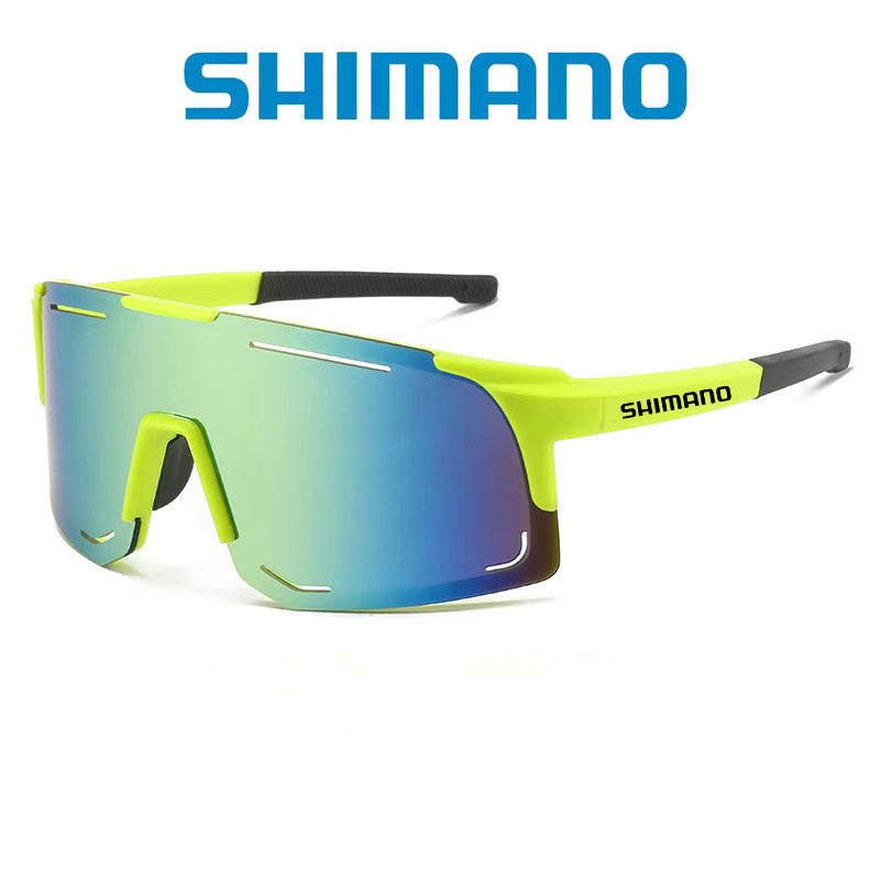 SHIMANO ชิมาโน่ ดวงอาทิตย์แว่นตาแว่นกันแดดโพลาไรซ์ขับรถตั้งแคมป์เดินป่าตกปลาคลาสสิกกีฬากลางแจ้ง ยูวี400ขี่จักรยานแว่นตา ยู นิสซ์ แฟชั่นออกแบบเย็นคุณภา