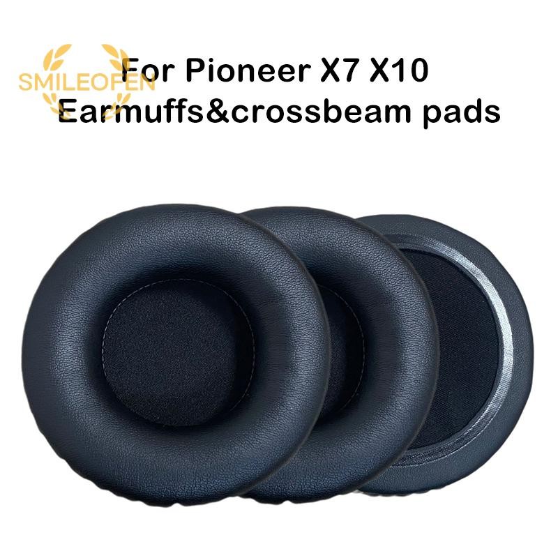 [Smileofen] เหมาะสําหรับ Pioneer DJ HDJ-X10 HDJ-X7 HDJ-X5 หูฟังฟองน้ําฝาครอบเปลี่ยนอุปกรณ์เสริมฝุ่นสกปรกและรอยขีดข่วนทนใหม่