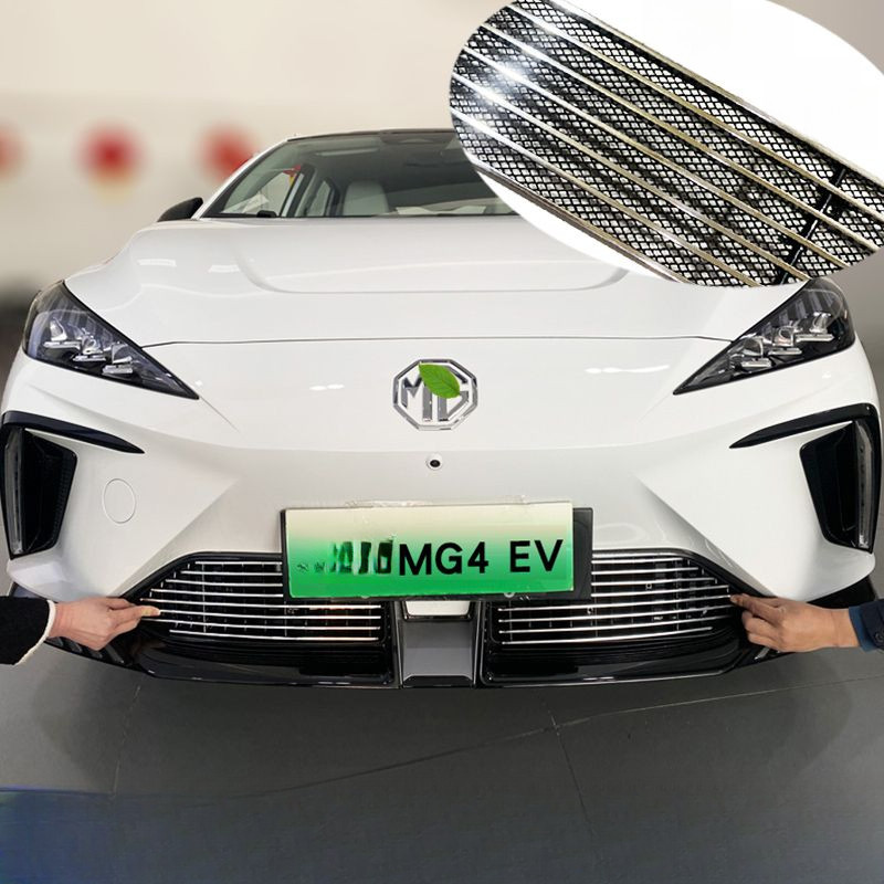 Mg4 MG 4 EV ตะแกรงกลางการปรับเปลี่ยนภายนอกป้องกันแมลงสุทธิกันชนหน้ากระจังหน้ารถอุปกรณ์เสริม