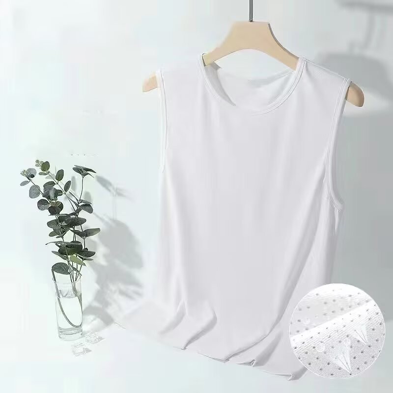 Muse Harbor Round Neck Mens Summer Cool Sports เสื้อกล้ามแขนกุด