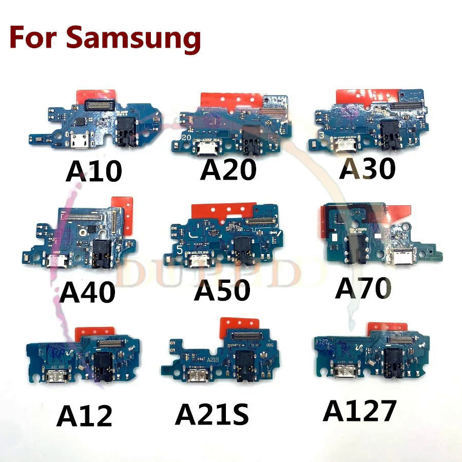 บอร์ดเชื่อมต่อสายชาร์จ USB สําหรับ Samsung A50S A50 A40 A40S A30 A30S A10 A10S A20 A70 A21 A21S A12