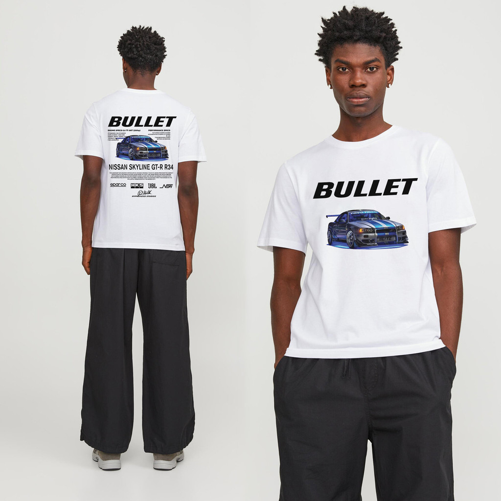 🍃 【HOT】 Suki And Bullet Shirt เสื้อผู้ชาย Cotton เสื้อยืดผู้หญิง Unisex Fashion Cal Y2k Tops S-5xl เ