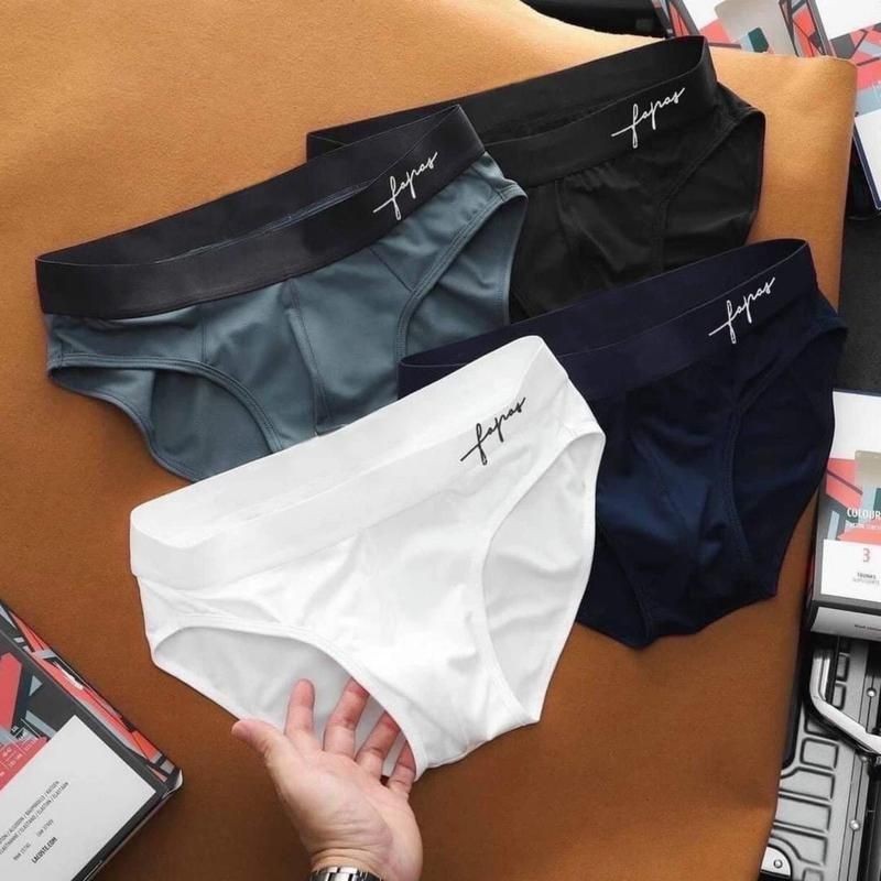 กางเกงในไขว้สามเหลี่ยม Fapas ยางยืดเย็น นุ่ม ดูดซับเหงื่อ ยืด 4 ทาง T5