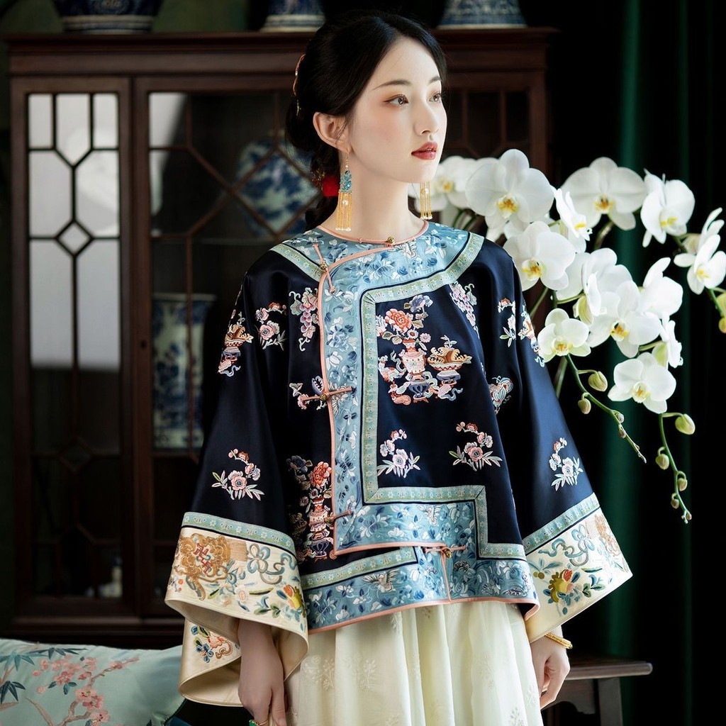 Zhien เสื้อคาร์ดิแกน ผ้าซาติน ปักลาย หรูหรา แฟชั่นฤดูใบไม้ร่วง สําหรับผู้หญิง