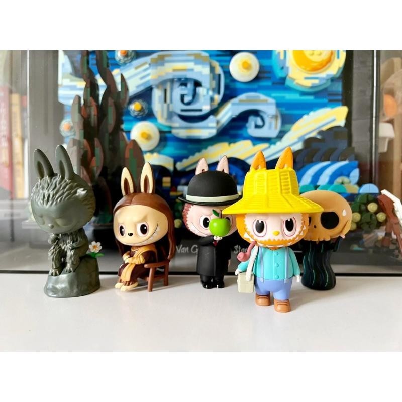 [ของแท้] POPMART Labubu ART Gallery กล่องปริศนา ของเล่น สร้างสรรค์ น่ารัก คู่รัก ของขวัญวันเกิด