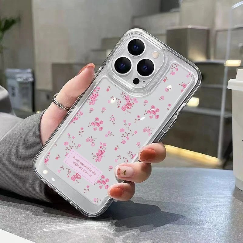 เคสโทรศัพท์มือถือนิ่ม แบบใส ลายดอกไม้น่ารัก สําหรับ Xiaomi Redmi Note 11 12 13 Pro Plus 5G Turbo 12S 11 11S 10 10S 9S Pro Redmi 12 13C 10C 12C ราคา ถูกที่สุด ดีลบีเคเค แกลเลอรีภาพที่ 3