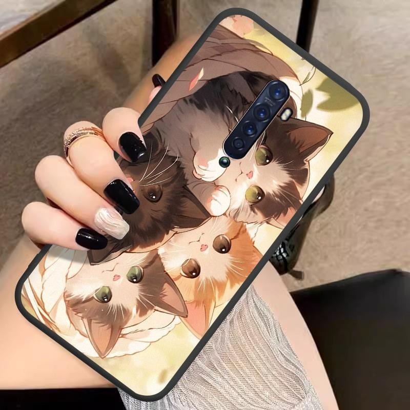 Funny dust-proof Phone Case For OPPO Reno2 Silicone customized diy Durable Simple Dirt-resistant Texture High value transparent