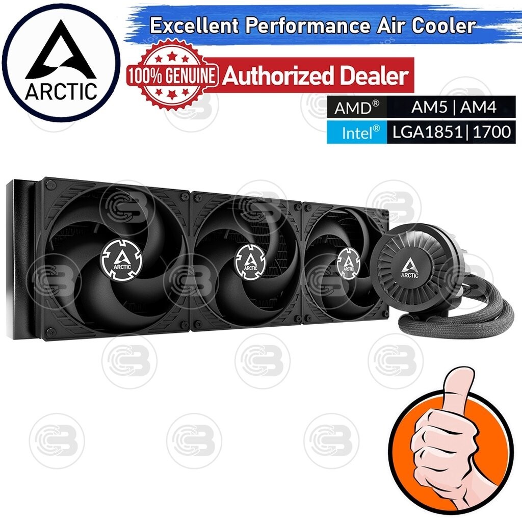 [CoolBlasterThai] ARCTIC Liquid Freezer III 420 Black (All-In-One CPU Water Cooler) (LGA1851/1700/AM5/AM4)