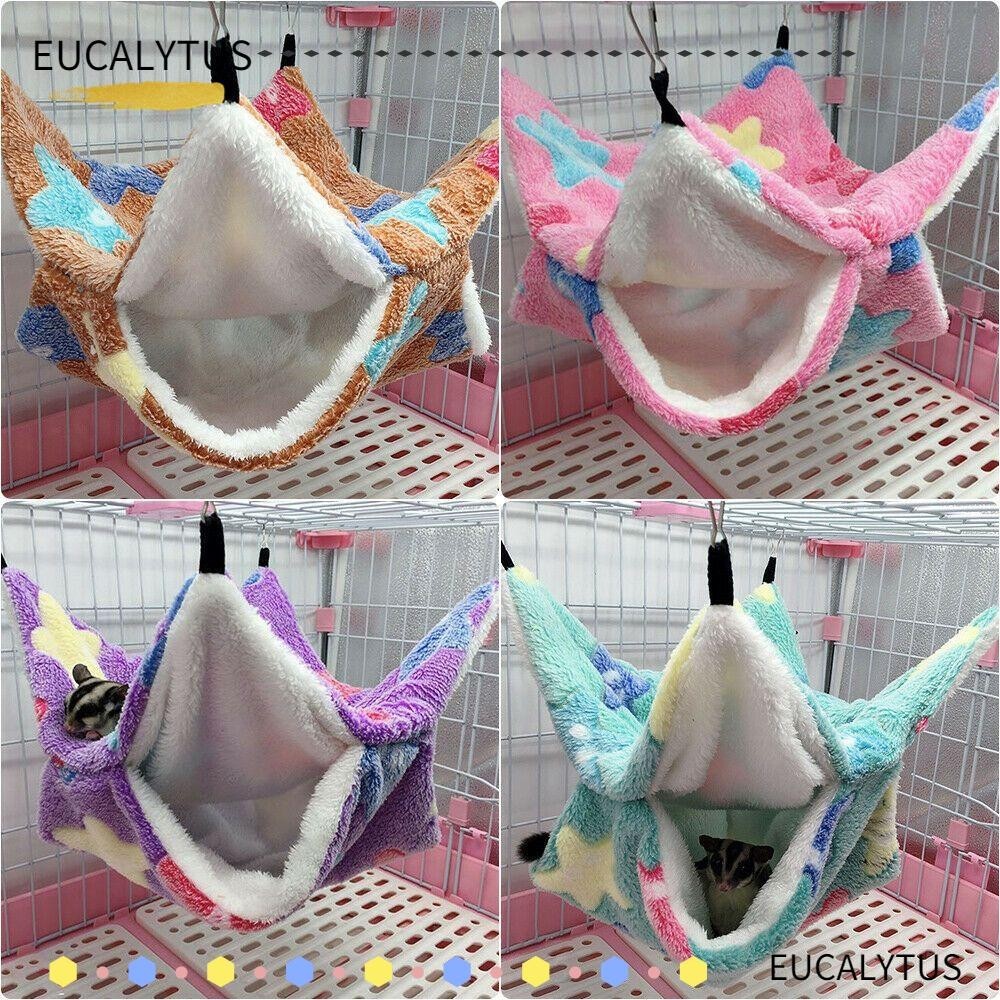 Eutus เปลแขวน เตียงนอน อบอุ่น สําหรับสัตว์เลี้ยง กระรอก