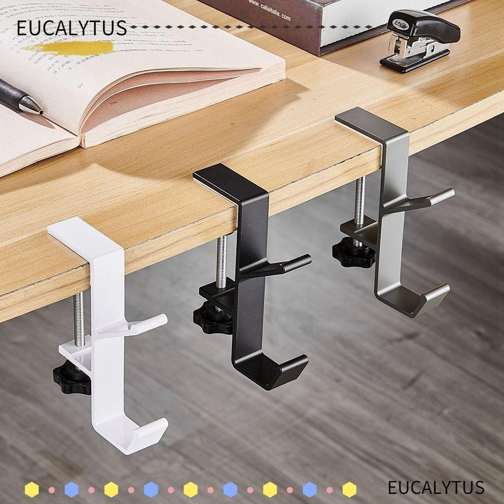 Eutus ตะขอแขวนกระเป๋า แบบติดผนัง ไม่ต้องเจาะ อเนกประสงค์ พกพาง่าย สําหรับแขวนกระเป๋าถือ ตกแต่งโต๊ะ