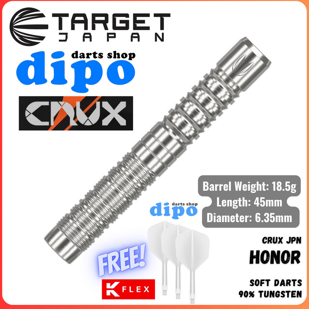 TARGET CRUX JPN HONOR (90% Tungsten) - TARGET Soft Darts