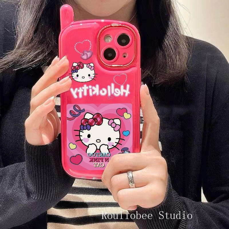 เคสโทรศัพท์มือถือ กันกระแทก ลายการ์ตูนแมว Big Brother Rose Spicy Girl KT สําหรับ IPhone 11 12 Pro Max X XR XS Max 7 8 Plus 13 14 15 Pro Max