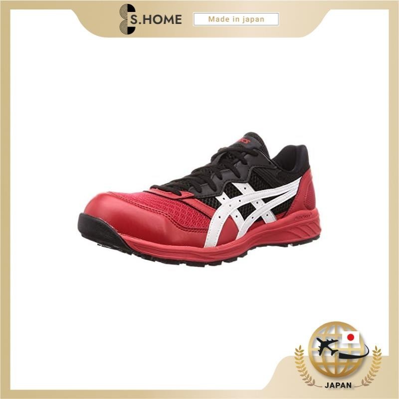 [Asics Working] Winjob Cp210 รองเท้าเซฟตี้ คลาสสิก สีแดง ขาว 21.5 ซม. 2E
