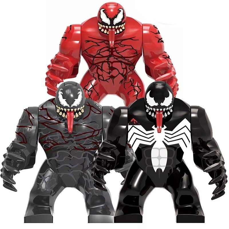 ใช ้ งานร ่ วมกับ Lego Marvel Series Venom 2 Riot Serum ประกอบบล ็ อกอาคาร Minifigure Superhero Boy ของเล ่ น S1PP