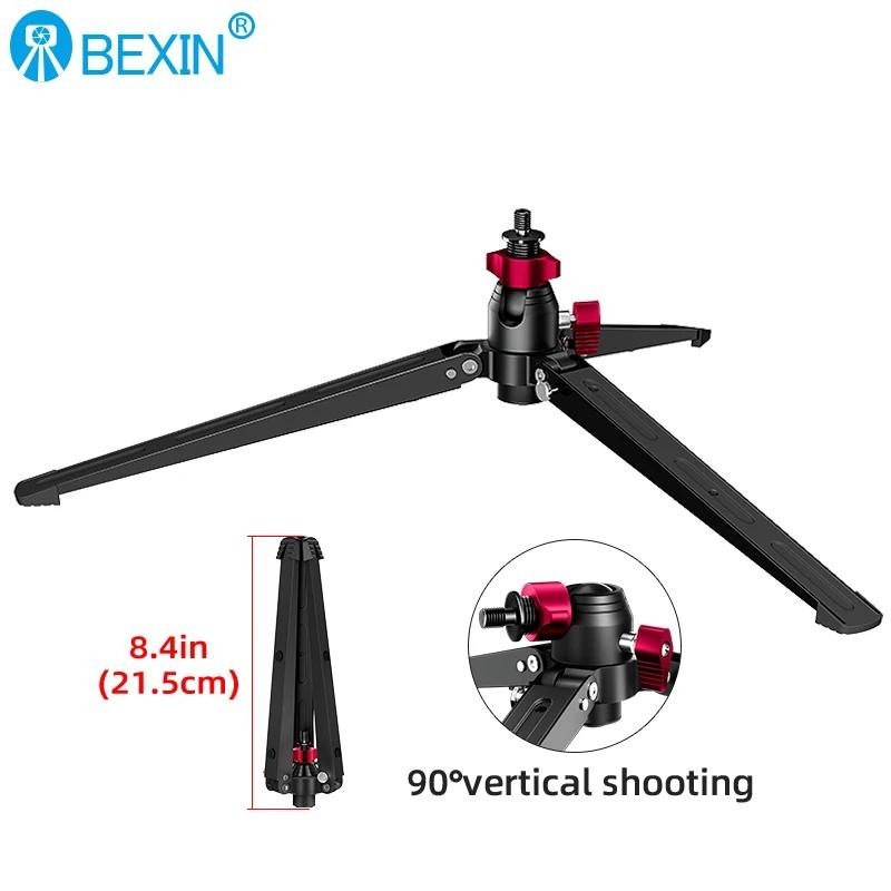 Bexin ST-4 ขาตั ้ งกล ้ องสนับสนุนวงเล ็ บกล ้ อง SLR Mini Desktop การถ ่ ายภาพขาตั ้ งกล ้ องฐาน 3/8 นิ ้ วอะแดปเตอร ์ Monopod วงเล ็ บอลูมิเนียมอัลลอยด ์