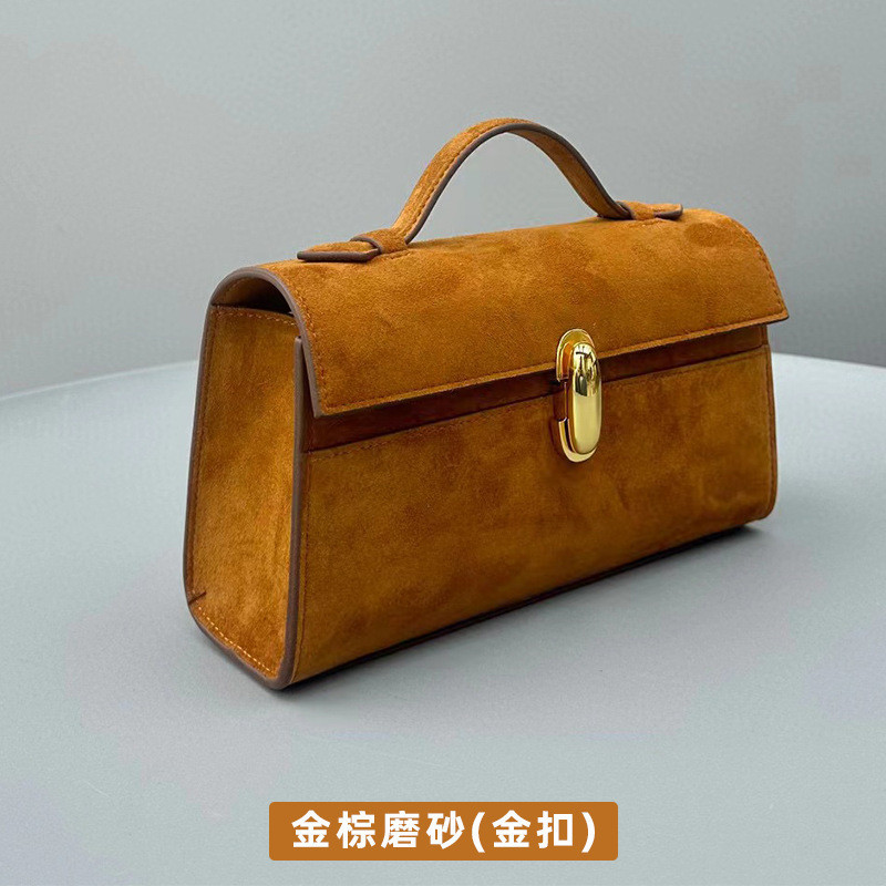 Savette Handbag cowhide กระเป๋าสะพายข้าง  การออกแบบเล็กน้อย หนังนิ่มมือแฟชั่นกระเป๋าหิ้ว