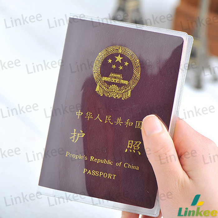 Linkee แผ่น PVC ปกหนังสือเดินทาง ปกพาสสปอร์ต ซองใส่พาสสปอร์ต card cover