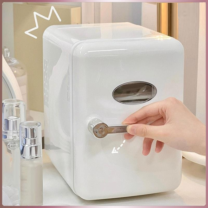 EL COMPRO ตู้เย็นมินิ ตู้เย็นแช่เครื่องสำอาง ขนาด 4L ตู้เย็นมินิบาร์ แรงดันไฟฟ้า 12 V
