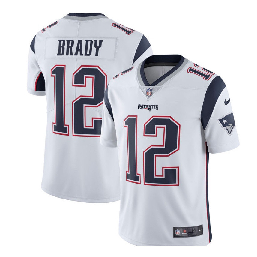 เสื ้ อยืดผู ้ ชาย NFL New England Patriots regatta Tom Brady limited American football Branco Jersey