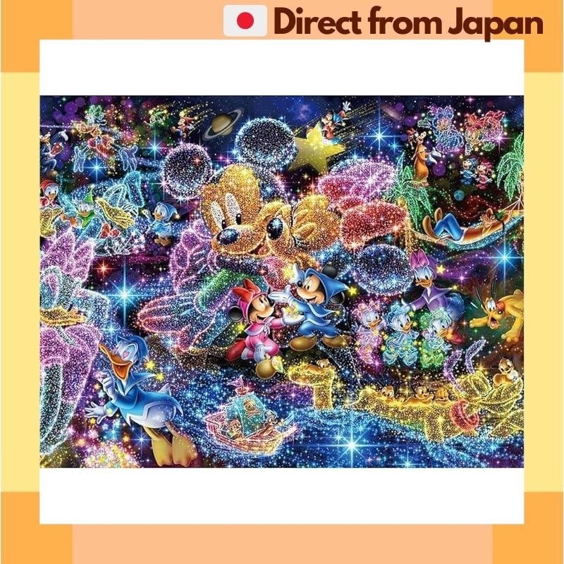 [Direct from Japan] Tenyo 1000 pieces Jigsaw Puzzle Disney When You Wish Upon a Starry Sky [Stained Art] (51.2cm×73.7cm)