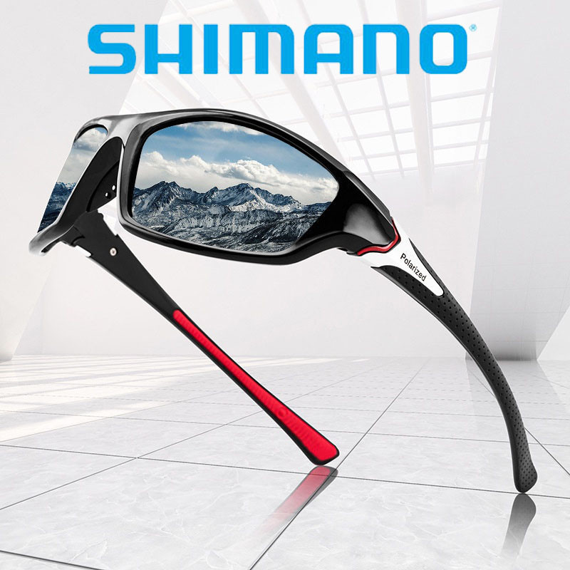 SHIMANO แว่นตากันแดด ยูวี400 โพลาไรซ์ ขี่จักรยานเฉดสีสําหรับผู้ชายผู้หญิงตั้งแคมป์เดินป่าแว่นตากีฬาแว่นกันแดดแว่นตาขับรถ