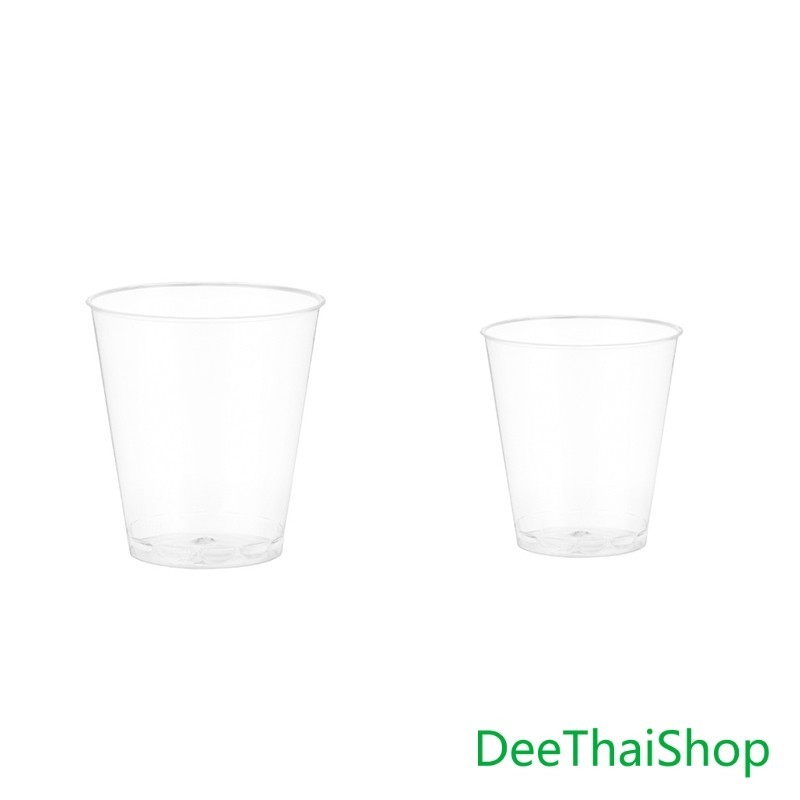 DeeThai 50ml/30ml ถ้วยชิมพลาสติก ถ้วยลิ้มรส ใส ขนาดเล็ก แก้วน้ําพลาสติก แบบใช้แล้วทิ้ง 50 ชิ้น small Plastic cup ราคา ถูกที่สุด ดีลบีเคเค แกลเลอรีภาพที่ 9