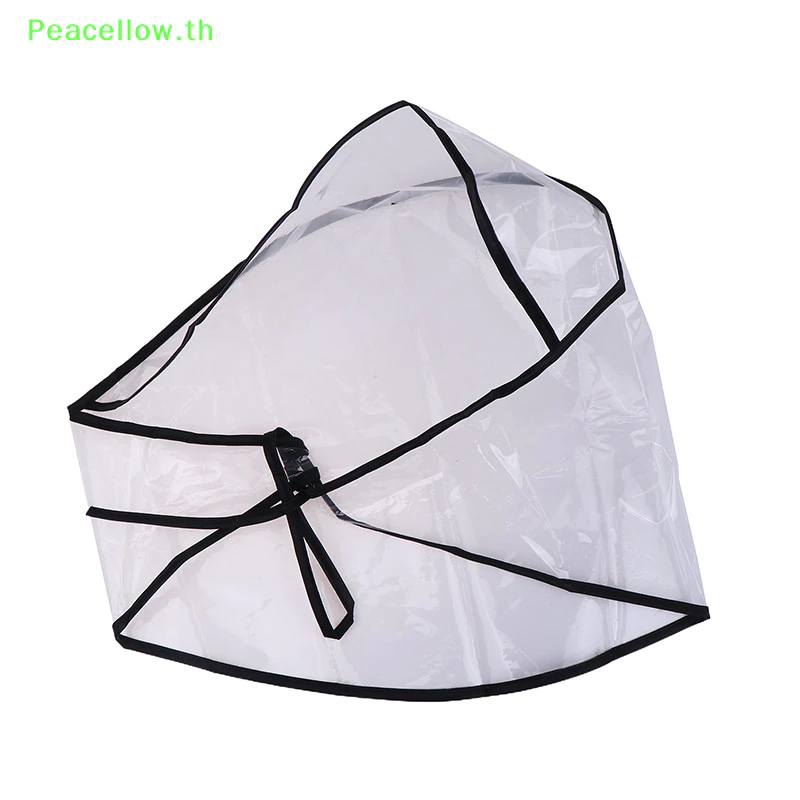 Peacellow หมวกกันฝนพลาสติกสำหรับผู้หญิง thumbnail 7