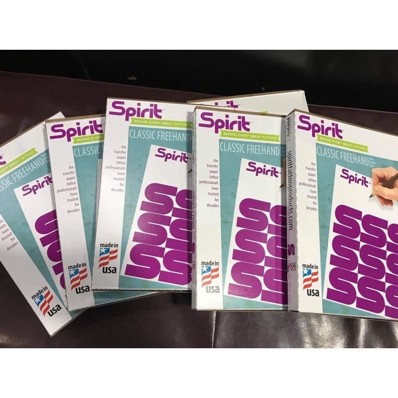 กระดาษลอกลายUSA  4แผ่น Tattootranferpaper